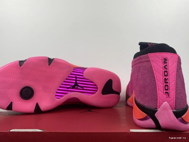 DH4121-600 (W) Pink 14 Jordan Shocking Low Retro 0527